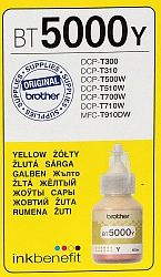 Чернила Brother BT5000Y желтый 48мл для Brother DCP-T300/T500W/T700W/MFC-T800W