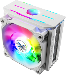 Устройство охлаждения(кулер) Zalman CNPS10X Optima II RGB Soc-AM5/AM4/1200/1700/1851 белый 4-pin 17-27dB Al+Cu 180W 740gr Ret (CNPS10X OPTIMA II WHITE RGB)