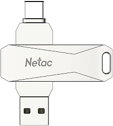 Флеш Диск Netac 64Gb U782C NT03U782C-064G-30PN USB3.0 серый