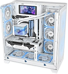 Система водяного охлаждения Thermaltake MAGCurve 360 Ultra Snow ARGB Soc-AM5/AM4/1200/1700/1851 белый 4-pin 32.8-35.1dB Al LCD Ret (CL-W454- PL12SW-A)