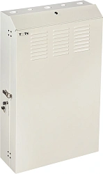 Шкаф коммутационный Lanmaster (TWT-CBVRT-5U-6X7-GY) настенный 5U 650x250мм пер.дв.металл направл.под винты 68кг серый 741мм