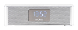 Радиобудильник Hyundai H-RCL360 белый LCD подсв:белая часы:цифровые FM