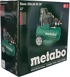 Компрессор поршневой Metabo Basic 250-24 W OF безмасляный 120л/мин 24л 1500Вт