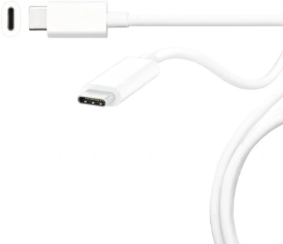 Кабель Premier 20W 2M USB Type-C (m)-USB Type-C (m) 2м белый