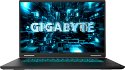 Ноутбук Gigabyte GAMING A16 PRO GA6DH Core 7 240H 32Gb SSD1Tb NVIDIA GeForce RTX5080 16Gb 16" IPS WUXGA (2560x1600) без ОС black WiFi BT Cam (DYHG5KZCC4SD)