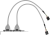 Адаптер USB Bracket 2xUSB2.0 Bulk