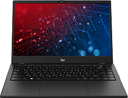Ноутбук IRU Planio 14ING N-series N100 8Gb SSD256Gb Intel UHD Graphics 14" IPS FHD (1920x1080) FreeDOS black WiFi BT Cam 6000mAh (2058902)