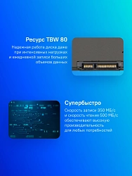 Накопитель SSD Kingston SATA-III 240GB SA400S37/240G A400 2.5"