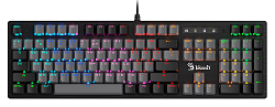 Клавиатура A4Tech Bloody B828N механическая черный/серый USB for gamer LED (B828N (GREY+BLACK))