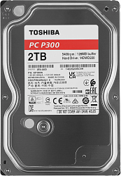 Жесткий диск Toshiba SATA-III 2TB HDWD220UZSVA Desktop P300 4KN (5400rpm) 128Mb 3.5"