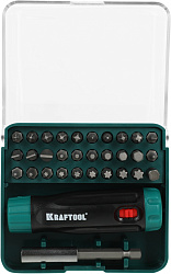 Отвертка Kraftool 26142-H32 в компл.:32 предмета жесткий кейс