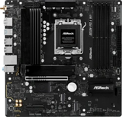 Материнская плата Asrock B850M PRO-A WIFI Socket AM5 AMD B850 4xDDR5 mATX AC`97 8ch(7.1) 2.5Gg RAID+HDMI+DP