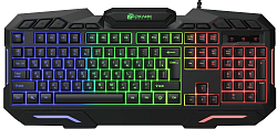 Клавиатура Оклик 700G Dynasty черный USB Multimedia for gamer LED