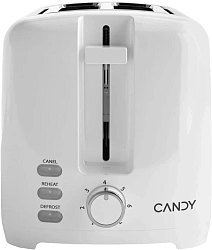 Тостер Candy CT-250 930Вт белый