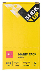 Пластины клеевые Deli EA21610 35гр корп.желтый блистер Stick UP