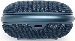Колонка порт. JBL Clip 4 синий 5W 1.0 BT 15м 500mAh (JBLCLIP4BLU)