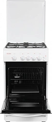 Плита Газовая Gefest CG 50M04 K73 белый (металлическая крышка) реш.чугун