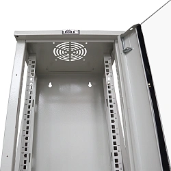 Шкаф коммутационный Lanmaster (TWT-CBW10G-6U-3X3-GY) настенный 6U 312x300мм пер.дв.стекл 30кг серый IP20 сталь