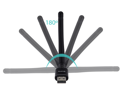 Адаптер USB Buro BU-BT40C BT4.0+EDR class 1 100м черный