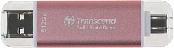 Накопитель SSD Transcend USB-C 512GB TS512GESD310P розовый