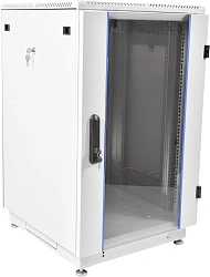 Шкаф коммутационный ЦМО (ШТК-М-30.6.6-1ААА) напольный 30U 600x625мм пер.дв.стекл задн.дв.спл.стал.лист 2 бок.пан. направл.под закл.гайки 900кг серый 455мм 75кг 180град. 1515мм