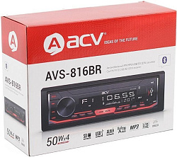 Автомагнитола ACV AVS-816BR 1DIN 4x50Вт (34493)
