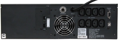 Источник бесперебойного питания Powercom King Pro RM KIN-2200AP LCD 1760Вт 2200ВА черный