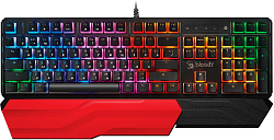 Клавиатура A4Tech B975P черный USB for gamer LED (подставка для запястий) кабель 1.8м