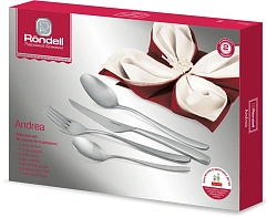Набор столовых приборов Rondell Andrea RD-244 набор из 24предм. стальной