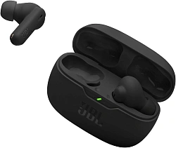 Гарнитура внутриканальные JBL Wave Beam 2 черный беспроводные bluetooth в ушной раковине (JBLWBEAM2BLK)
