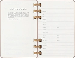 Еженедельник Moleskine SPIRAL Large 130х210мм обложка картон 200стр. спираль сиреневый