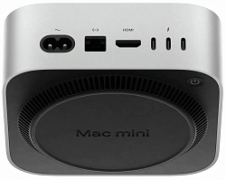 ПК Apple Mac mini A3238 M4 10 core (4.41) 16Gb SSD256Gb 10 core GPU macOS GbitEth WiFi BT серебристый (MU9D3HN/A)