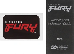 Память DDR5 16GB 6800MHz Kingston KF568C34BWA-16 Fury Beast RGB RTL Gaming PC5-54400 CL34 DIMM 288-pin 1.4В kit dual rank с радиатором Ret
