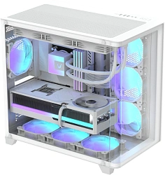 Корпус Formula Crystal U2 белый без БП ATX 1xUSB2.0 1xUSB3.0 1xUSB3.1 audio bott PSU