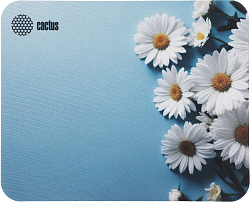 Коврик для мыши Cactus Daisies рисунок 250x200x3мм (CS-MPC-D07S)
