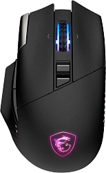 Мышь MSI VERSA PRO W черный оптическая 26000dpi беспров. BT/Radio USB (S12-4301340-CLA)