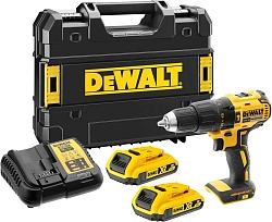 Дрель-шуруповерт DeWalt DCD778D2T-QW 340Вт аккум. патрон:быстрозажимной