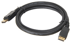 Кабель аудио-видео Buro V1.4 DisplayPort (m)/DisplayPort (m) 1.5м. черный (BHP-DPP-1.4-1.5)