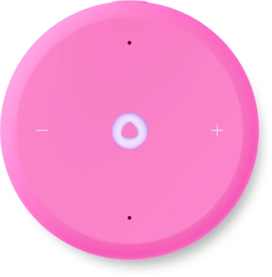 Умная колонка Yandex Станция Лайт 2 Алиса розовый 6W 1.0 BT/Wi-Fi 10м (YNDX-00026PNK)
