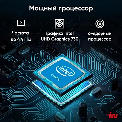 ПК IRU Planio 310H6SEV MT i5 12400 (2.5) 16Gb SSD1Tb UHDG 730 FreeDOS GbitEth 400W черный (RUS) (2113513)
