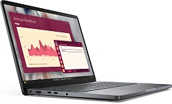 Ноутбук Dell Pro 16 Core Ultra 7 255U 16Gb SSD1Tb Intel Graphics 16" WVA FHD+ (1920x1200) Linux grey WiFi BT Cam (PRO16-7613)