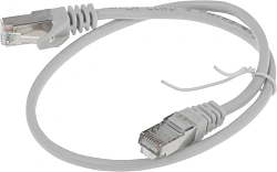 Патч-корд Premier PP22-0.5M 1000Гбит/с FTP 4 пары cat.5E CCA molded 0.5м серый RJ-45 (m)-RJ-45 (m)