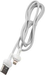 Кабель Redline Candy УТ000021988 USB (m)-Lightning (m) 1м белый