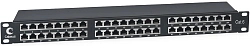 Патч-панель Cabeus PLHD-48-CAT.6-SH-DUAL IDC-1U 19" 1U 48xRJ45 кат.6 FTP