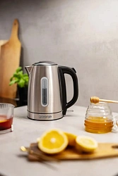 Чайник электрический Gorenje K17DS 1.7л. 2200Вт серебристый корпус: металл