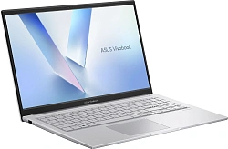 Ноутбук Asus Vivobook 15 X1504MA-BQ056 Core 3 304 8Gb SSD512Gb Intel Graphics 15.6" IPS FHD (1920x1080) без ОС silver WiFi BT Cam (90NB17I2-M01360)