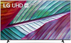 Телевизор LED LG 75" 75UR78006LK.ARUG черный 4K Ultra HD 50Hz DVB-T DVB-T2 DVB-C DVB-S DVB-S2 USB WiFi Smart TV