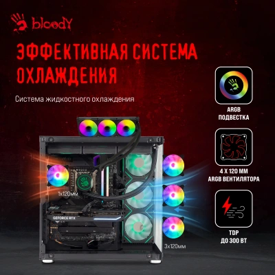 ПК Bloody BD-PC CZ79C3 MT i7 14700F (2.1) 64Gb SSD1Tb RTX5080 16Gb Windows 11 Home 64 GbitEth 850W черный (2086028)