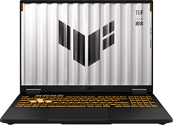 Ноутбук Asus TUF Gaming F16 FX608JPR-RV207 Core i7 14650HX 32Gb SSD512Gb NVIDIA GeForce RTX 5070 8Gb 16" IPS WUXGA (1920x1200) без ОС grey WiFi BT Cam (90NR0NG1-M00C40)