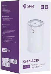 Бесшовный Mesh роутер SNR SNR-M522-G11 AC1200 10/100/1000BASE-TX белый